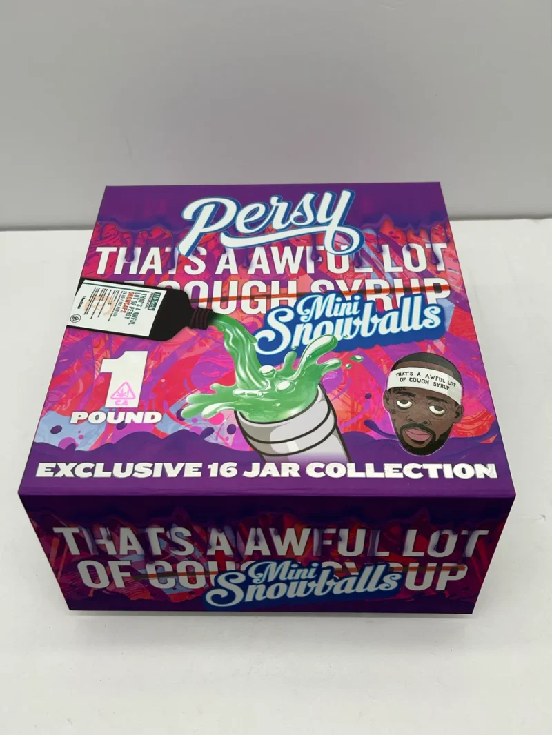 PERSY SNOWCAPS MINIS x AWFUL LOT OF COUGH SYRUP COLLAB
